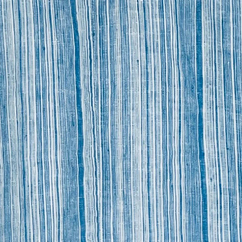 Tahari Plus 100% Linen Collar Shirt Dress Light Blue stripe button up 2X pockets - Picture 7 of 16